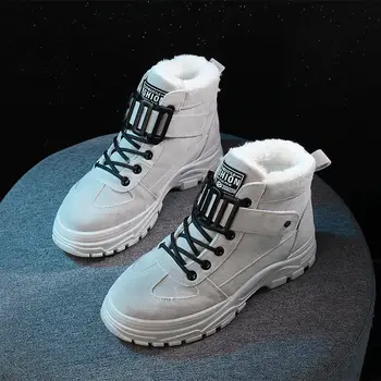 Pozimi leta 2020 nov prihod obrabe resitant elegantno boot dekleta sneg krznen čevlji ženske škornji