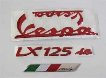 Nalepka Avto, motorno kolo, 3d Vespa Decals Emblem Nalepke Za Piaggio Vespa 150 125 Lx150 Lx125
