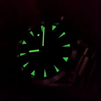 Corgeut 41mm Watch Moških Luksuzni Samodejno Self-Veter Watch Vojaške iz Nerjavečega Jekla Svetlobna Nepremočljiva Mehanske Moško ročno uro