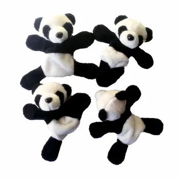 4PCS Panda Hladilnik Nalepke Srčkan Risanka Panda Hladilnik Magnet Hladilnik Nalepke Mehki Pliš Decals Lepo Darilo, Spominek Dekor
