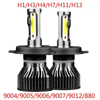 Mini Canbus Lampada H4 H7 LED Avtomobilski Žarometi H1/H3/H4/H7/H11/H13/9004/9005/9006/9007/9012/880 meglenke Žarnice za Avto Oprema