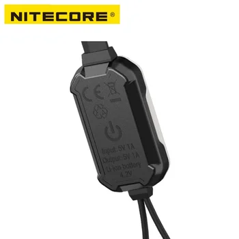 NITECORE LC10 prenosne magnetne zunanji USB polnilec za cilinder polnilna Li-ion baterija, 1A MAX DC 5V s senzorjem svetlobe