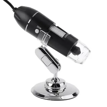 3-v-1 Digitalni Mikroskop 1600X Podporo PC Tipa C Mikro-USB Telefon USB Lupo