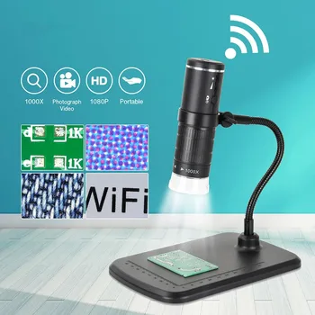 1000X WIFI Digitalni Mikroskop 8 LED 800mAh Polnilna Pametni Telefon Drobnogled, je Kamera Video za PCB Spajkanje