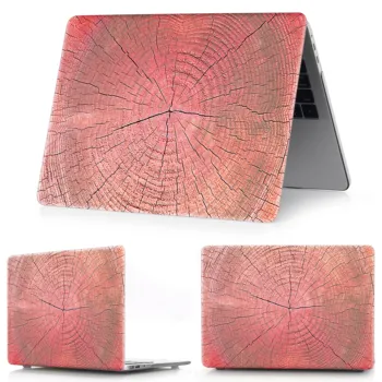 2020 Za MacBook Air Pro 13 15 Dotik bar Prenosni računalnik,torbico Za MacBook Air Pro Retina 11 12 13 15 16 palčni Lesa zrn Hard Cover