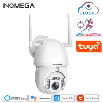 INQMEGA 1080P Tuya IP Kamera Smart Življenje Wifi Auto Tracking Nepremočljiva Prostem Home Security Kamera P2P Onvif googlova Domača stran OrAlexa
