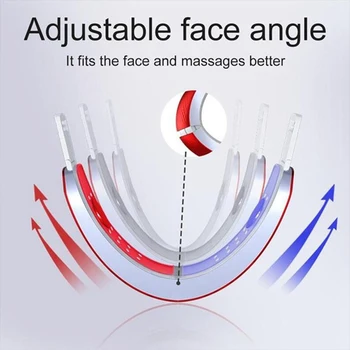 EMS Ultrazvočne Vibracije masažo Obraza Brado Hujšanje Dvojni Obraz Massager Dviganje In Zaostritev V Instrument Lepoto Izdelkov