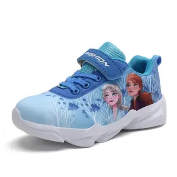 2020 Nova Dekleta Princesa Otroci Čevlji Tekaški Zamrznjene Otrok Superge Za Dekleta Modni Risanke Disney Elsa Ana Športni Copati