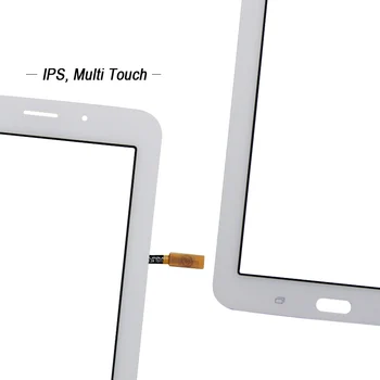 Za Samsung Galaxy Tab 3 Lite SM-T116 T116, Zaslon na Dotik, Računalnike Plošči Stekla, Senzor Črno Bel
