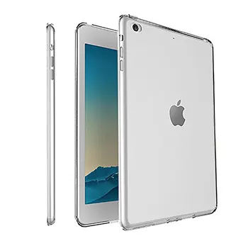 Mehki Silikon TPU Tablični računalnik Nazaj Ohišje Za iPad Zraka 1 2 Prozoren Pokrov Za iPad Mini 1 2 3 Pro 9.7 10.5 Kristalno Zaščitna torbica