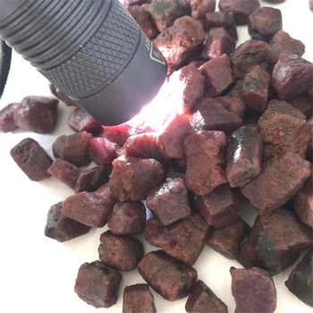 50 g 100 g Prvotni Real Korund Naravno Rdeča Ruby Grobo Draguljev Vzorcu Mineralne Zdravilne Kamne za DIY Jewelcrafting