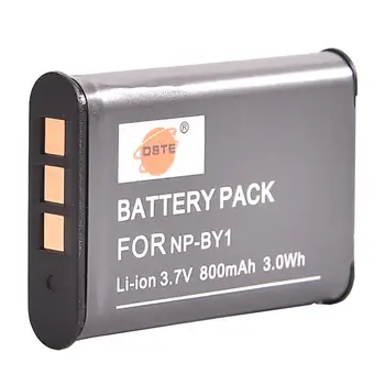 DSTE 2PCS NP-BY1 Baterijo Fotoaparata z NAMI Priključite Polnilec za Sony HDR-AZ1 AZ1VR AZ1VB AZ1VW Fotoaparat