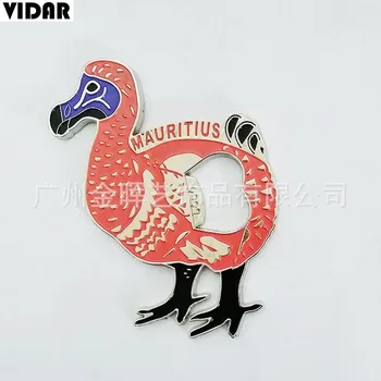 VIDAR Mauritius Potovanja, trgovina s Spominki, Kovinski Hladilnik Magnet Ptica Dodo žepni nož