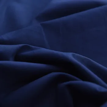 Solsticij Domačega Tekstilnega Opremljena Posteljo Stanja Mornarsko Modra Barva Kratek Nordijska Cotton Vzmetnice Kritje Posteljnina Kralj Polno Twin Perilo