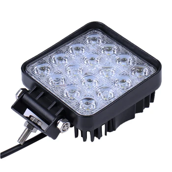 2Pcs 48W Kvadratnih LED delovna Lučka Bar, kot Spot/Poplav LED Offroad Svetloba Svetilke Worklight za ATV Offroad motorno kolo, Avto, Tovornjak