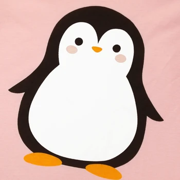 2018 Nove Otrok Pingvin Pižamo Postavlja Z Lutko Pižamo Baby Samorog Sleepwear Dekleta Princesa Pižame Otroci Božič Pijamas