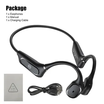 Kostno Prevodnost Slušalke Bluetooth 5.0 Brezžični Šport Slušalke Slušalke Kostne Prevodnosti Odprto Uho Šport Na Prostem Auriculares