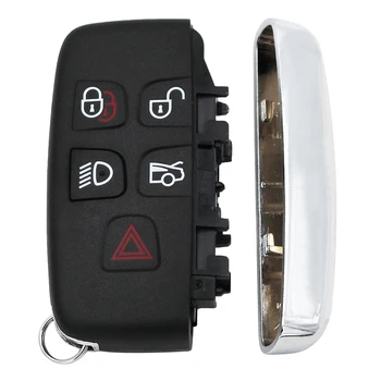 Vstop brez ključa-Smart Remote Key Fob 5 Gumbi 433Mhz ID49 Čip za-Jaguar XF XJ XL 2013-poprodajnem Z Besedami