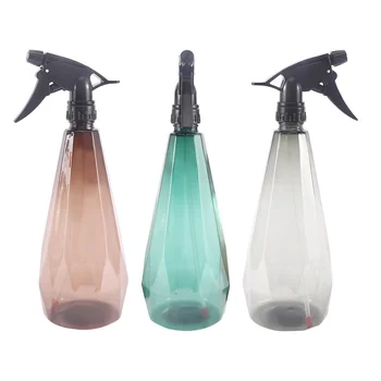 600 ml Geometrične oblike Prazno Spray Steklenico Plastičnih Zalivanje Cvetja Vodni curek Za Salon Rastline Škropilnice Candy Barve Vroče
