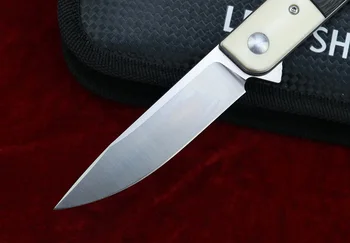 Novo folding nož m390 N690 rezilo iz ogljikovih vlaken ročaj prostem kampiranje visoko trdoto kuhinjski nož lovski nož za sadje EOS orodje