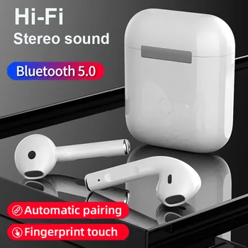 Auriculares Bluetooth 5.0 I12 Tws Izvirna Različica, Mat Brezžične Slušalke Super Bass Zvok Čepkov I7s I9s I11