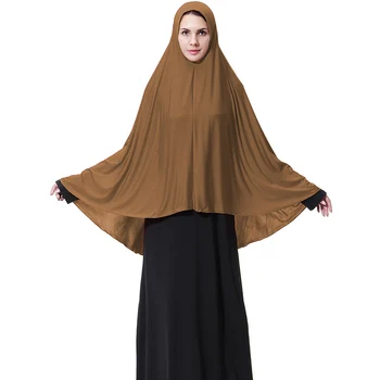 Ženske Muslimanska Oblačila Hidžab Kape Trdna Mozaik Dolgo Muslimanskih Šal Hijabs Muslimanskih Islamske Rute In Šali